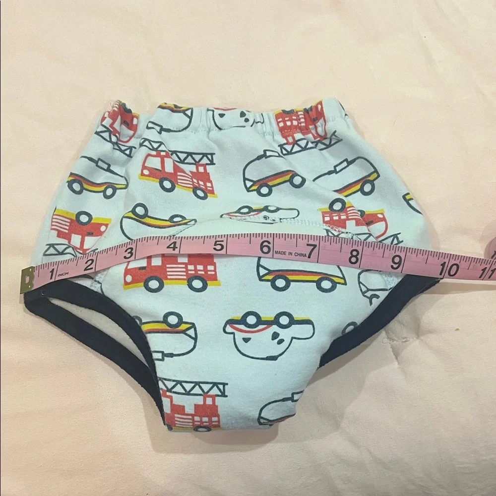 Colorful Dinosaur and Vehicle Print Kids Training Pants